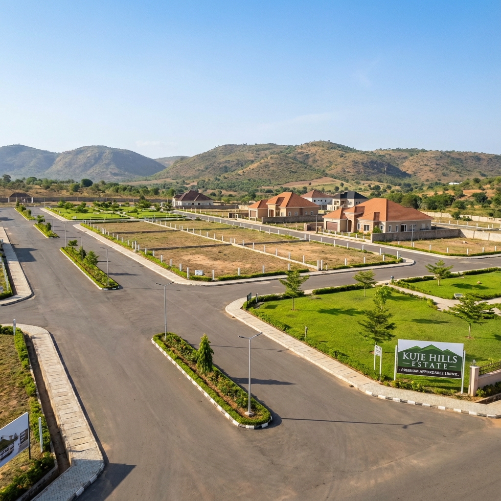 Whitehouse Estate Kuje Abuja - Spacious residential plots in peaceful suburban setting with modern planning